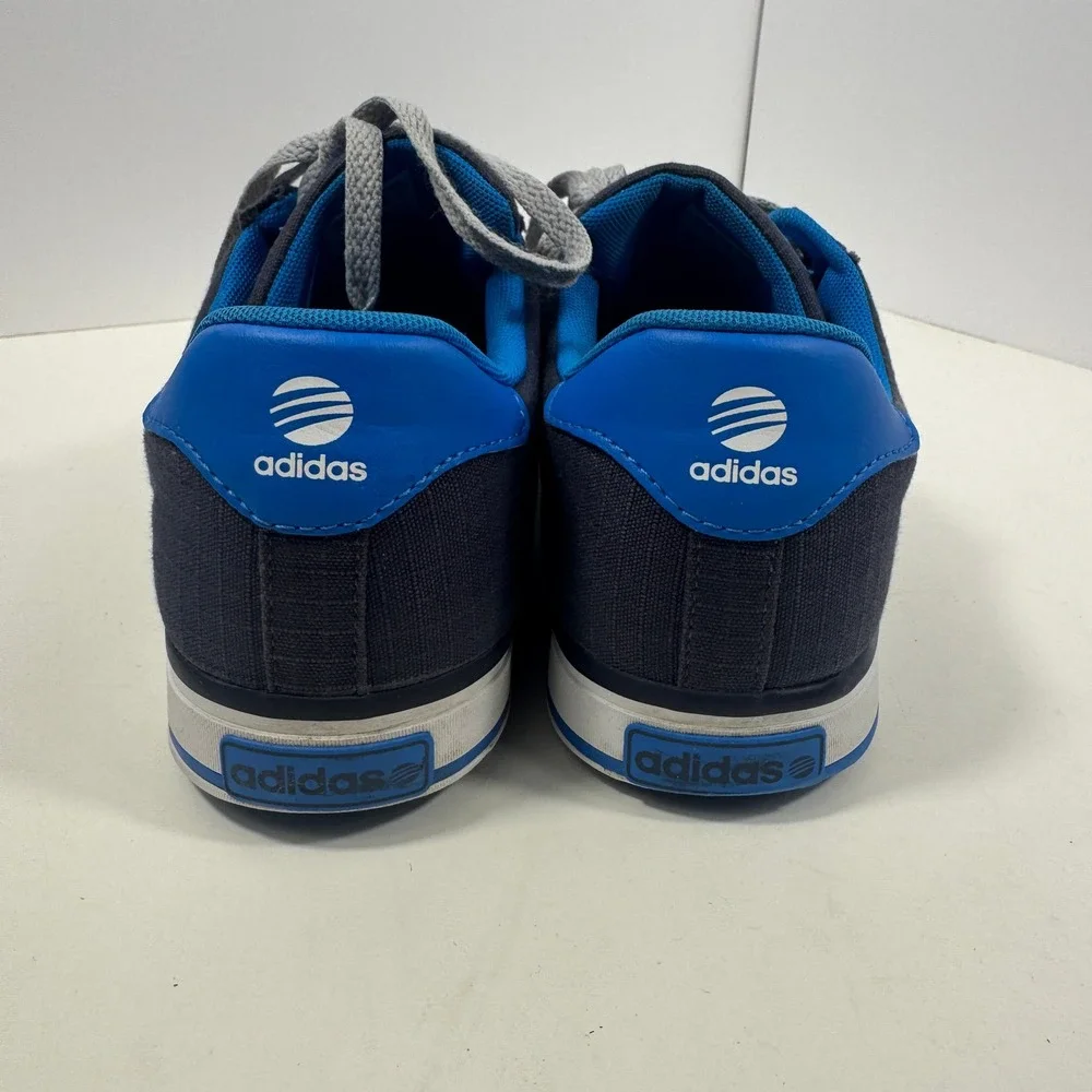 adidas Neo Men's‎ Low Top Sneakers Navy Blue Canvas Size 10